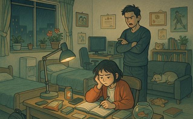 放进, 而是学得聪, 看电影